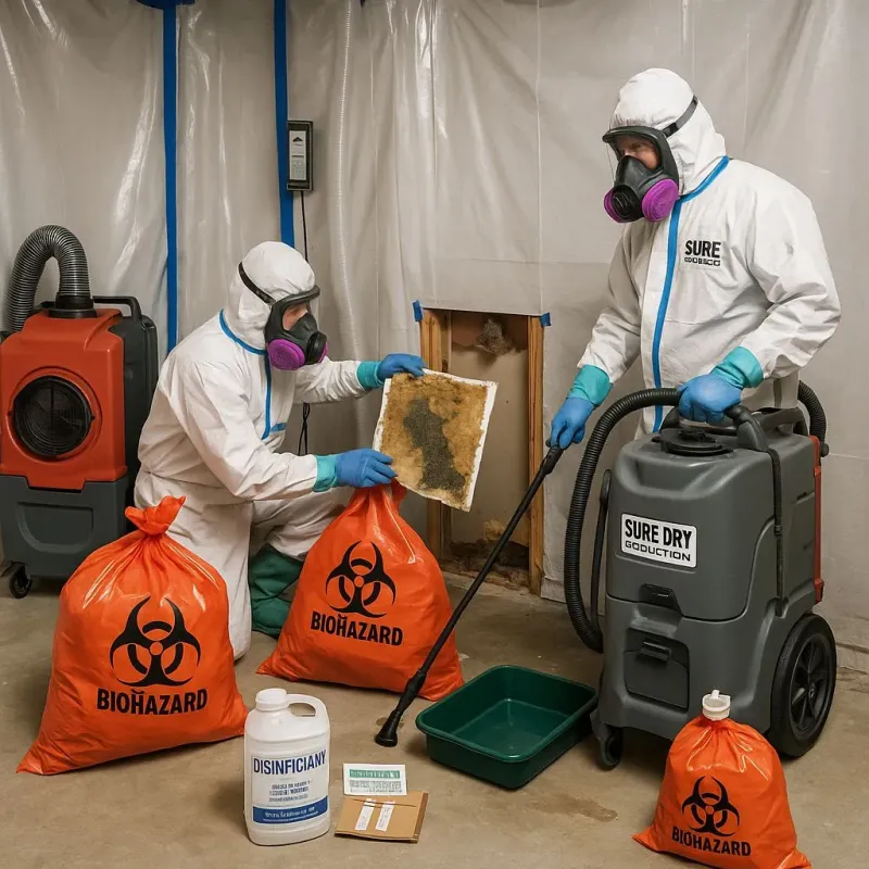Contaminated Water Handling Protocols process in Moline Acres, MO
