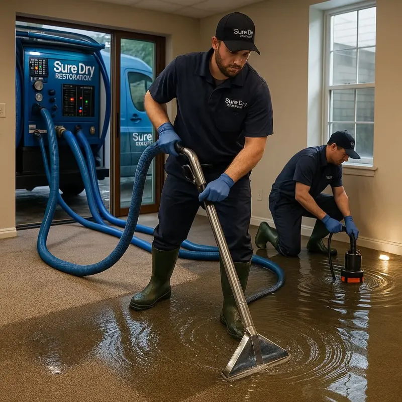 Water Extraction and Removal process in Moline Acres, MO